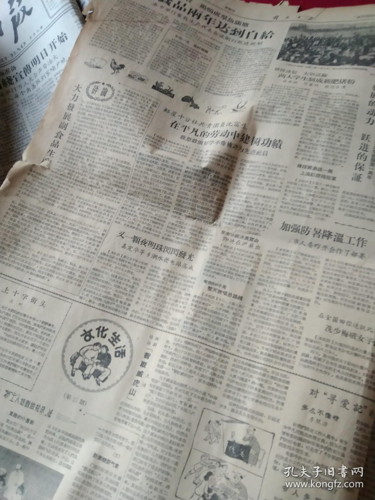 鼓足干勁爭上游 1958年《解放日報(bào)》中的時(shí)代呼聲與視覺敘事